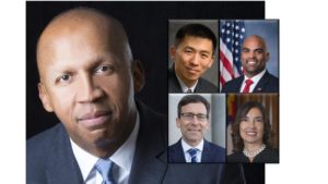 Featured Speakers at ACS National Convention, including Bryan stevenson, Goodwin Liu, Colin Allred, Bob Ferguson, and Anita Earls