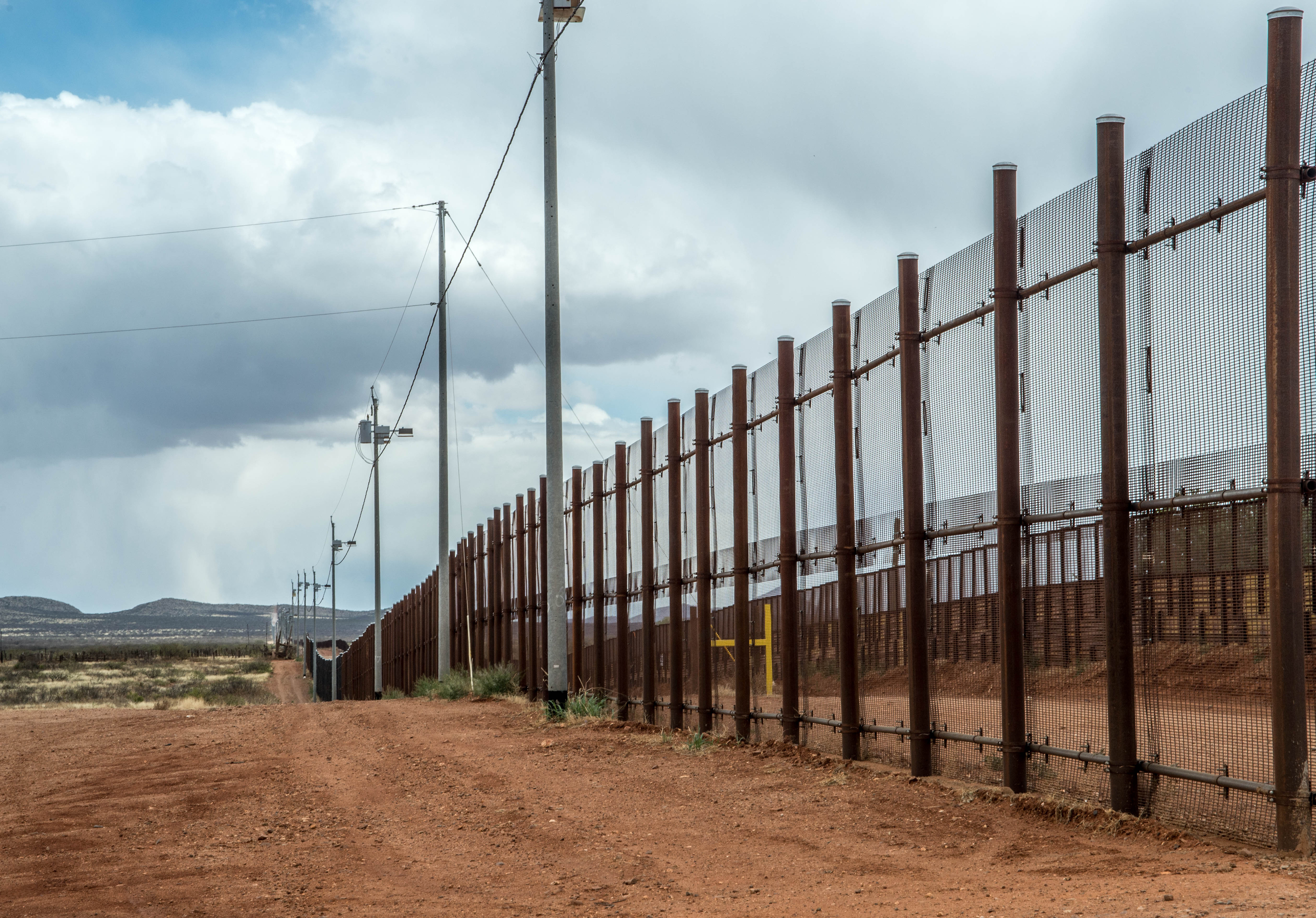 Border fence at Naco Arizona