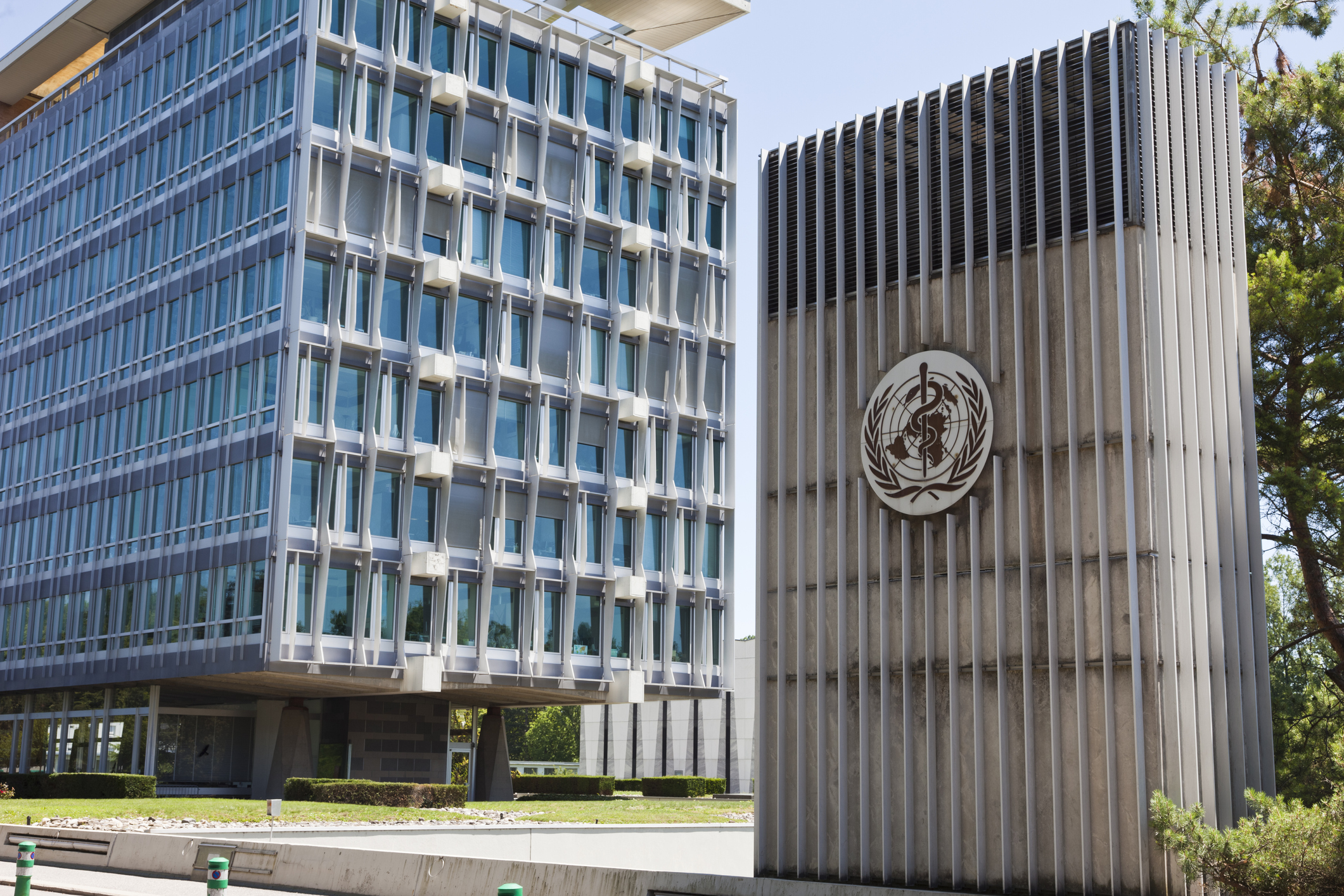 WHO World Health Organization Headquarters in Geneva, Switzerland