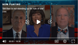 Feingold and Amanpour on TV