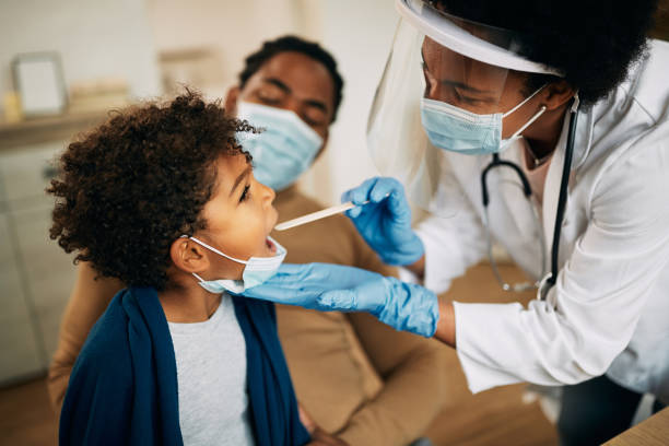Child recieving the COVID-19 vaccine