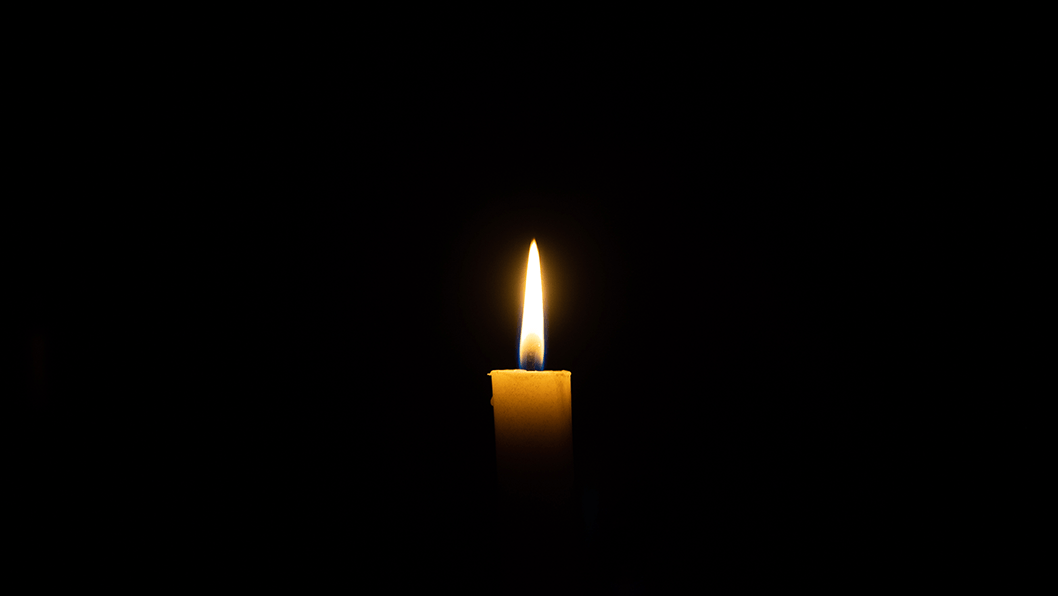 mourning candle somber