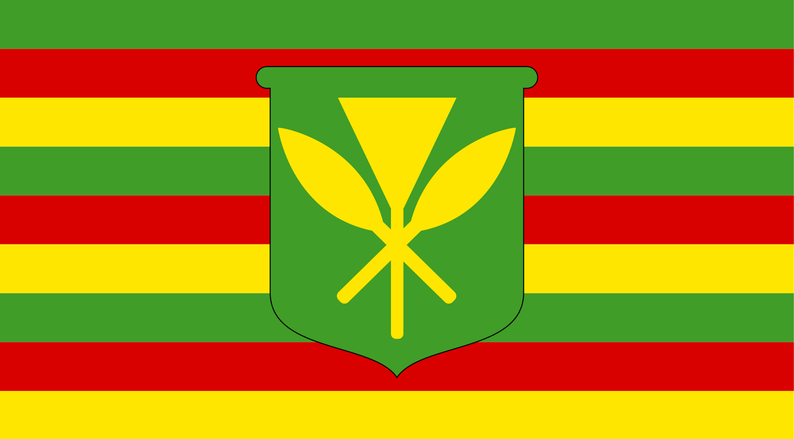 Kanaka Maoil Hawaii Flag