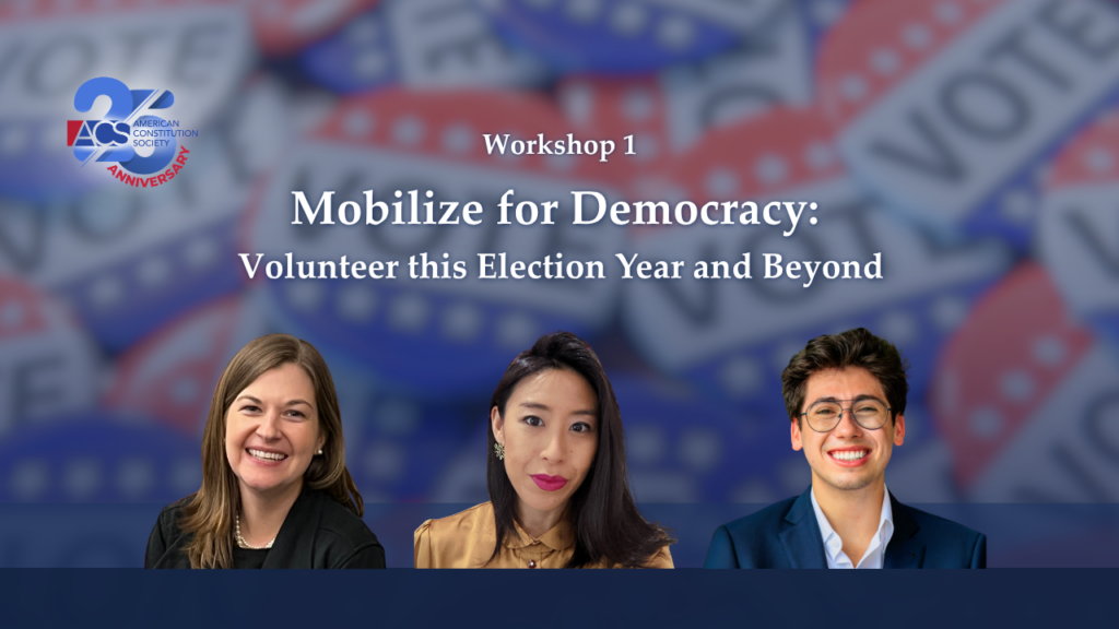 Mobilize for Democracy: Volunteer this Election Year and Beyond